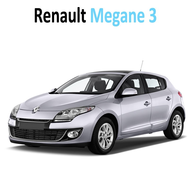 2 ampoules à LED pour l'éclairage de plaque d'immatriculation Renault  Megane 3 4