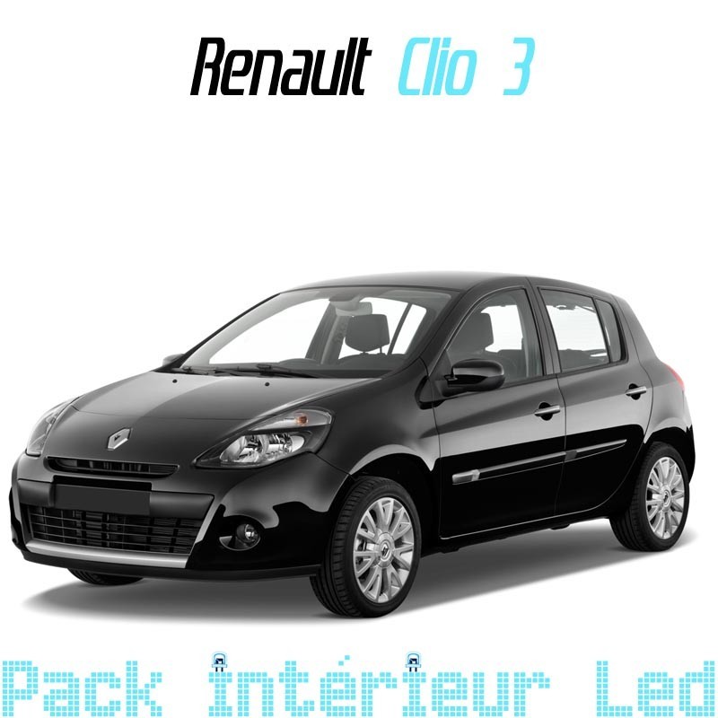 Pack intérieur led pour Renault Clio 3