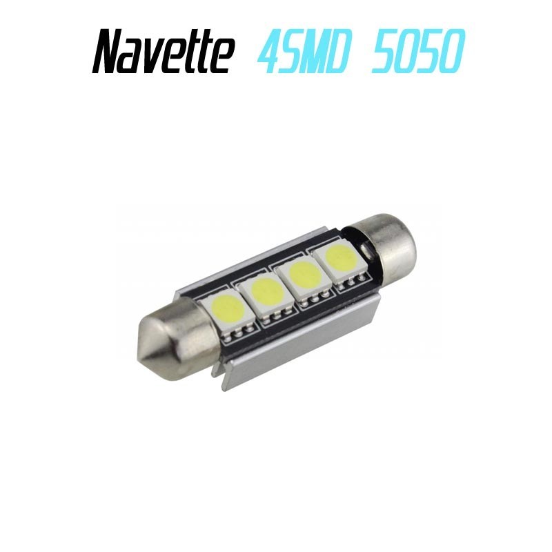 2 ampoule Navette LED C5W 36mm ANTI ERREUR CANBUS plafonnier