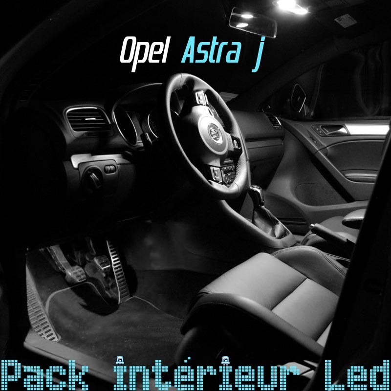 Pack Leds veilleuses et feux de jour pour Opel Astra J (DRL)