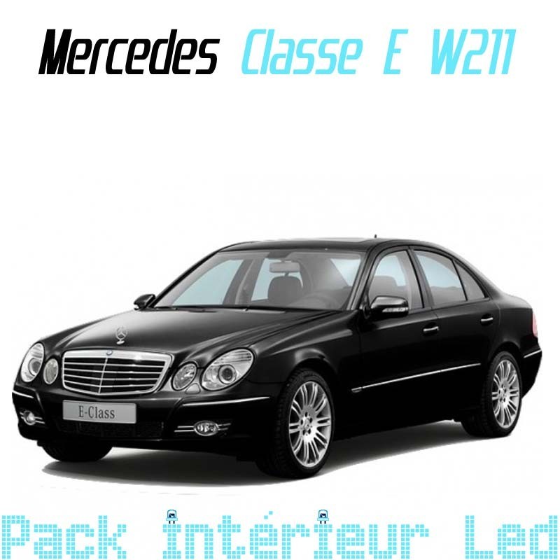 Pack de 2 modules led pour plaque d'immatriculation arrière de Mercedes SLK  R171 - Anti-erreur ODB