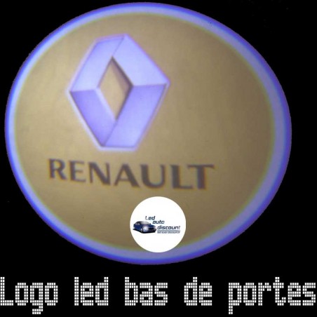 Modules Clairage Bas De Portes Logo Led Pour Renault