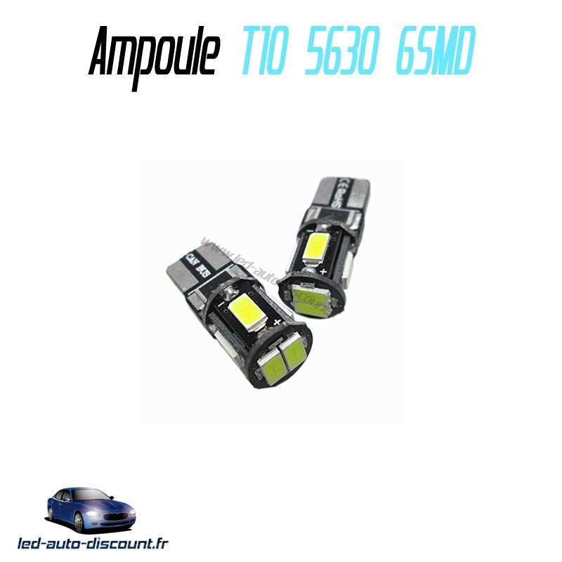 Ampoule W5W LED T10 - anti erreur - CANBUS - Équipement auto