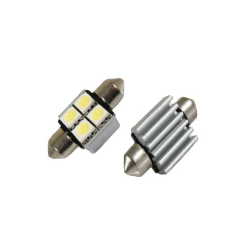 Ampoule navette led c5w 36mm - (3SMD-5050) - Anti Erreur ODB
