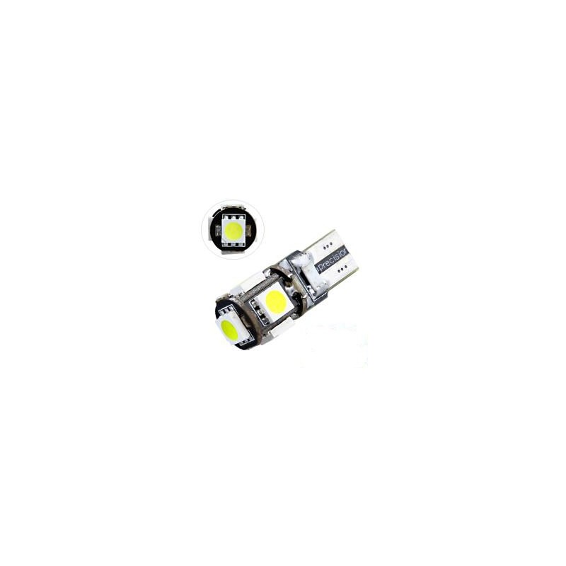 Ampoule LED T10 W5W - (5SMD-5050) - Anti Erreur ODB